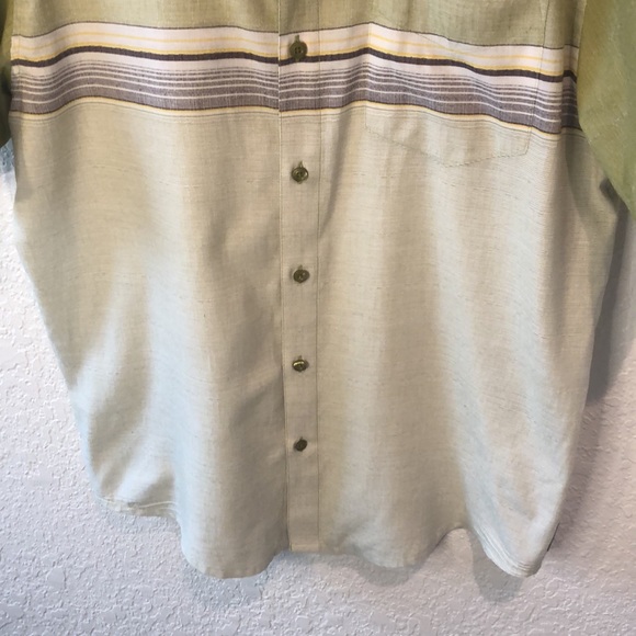 prAna Camino mens Button Down Shirt green - Picture 5 of 12